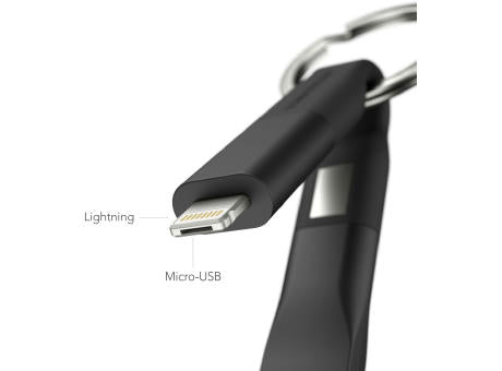 High Six - Schwarz - Das All-in-One Backup-Kabel