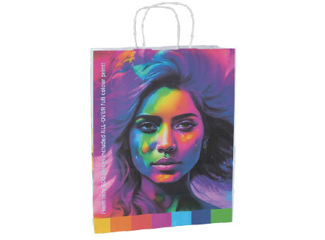 Papiertasche weiß oder ecru 350x440x160 mm