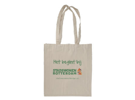 Shopper aus Baumwolle naturfarben 330 gr/m2
