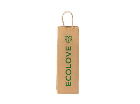 Papiertasche für Flasche
