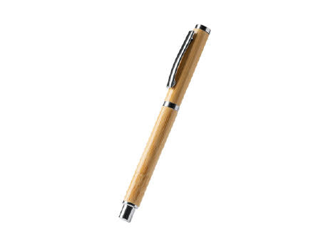 PIRGO Rollerball-Stift aus Bambus und Metallteilen.