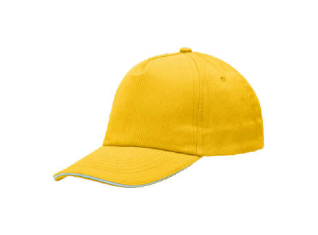 Cap 5 Panel mit Klettverschluss gebürstet