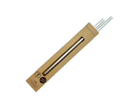 ecotaste - Trinkhalmbox 2er Glas regenbogenfarbig  - Druck 1C