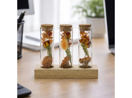 Dried Flowers - Trio tube & wood