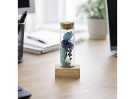 Dried Flowers - Single tube & wood