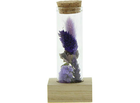 Dried Flowers - Single tube & wood