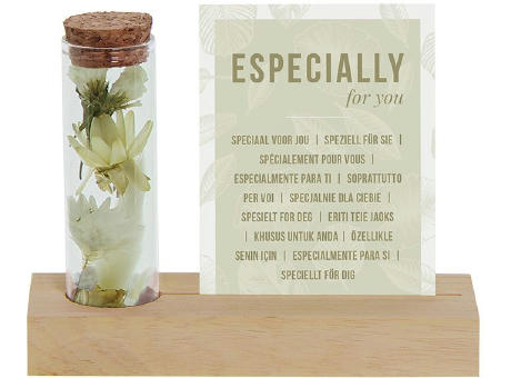 Dried Flowers - Cardholder & tube