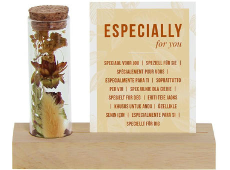 Dried Flowers - Cardholder & tube