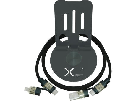SCX.design O34 360° Smartphonehalterung mit 240W 4 in 1 Ladekabel