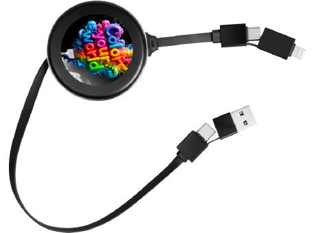 SCX.design C42 Einziehbares 65W, 4 in 1 Ladekabel