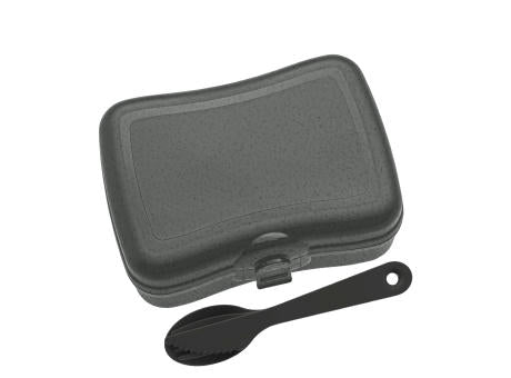 KOZIOL BASIC READY Lunchbox-Set + Besteck-Set