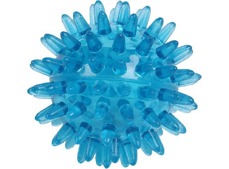 Igelball / Massageball, neutral (60mm, Blau transparent)