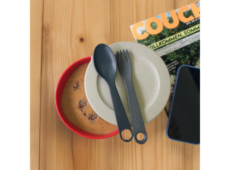 KOZIOL TWIST SNACK Besteckset 2-teilig