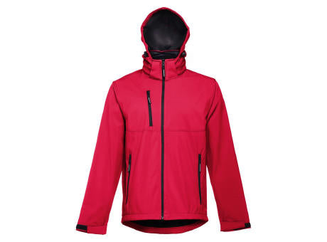 THC ZAGREB II. Herren-Softshell-Jacke aus Polyester und Elastan