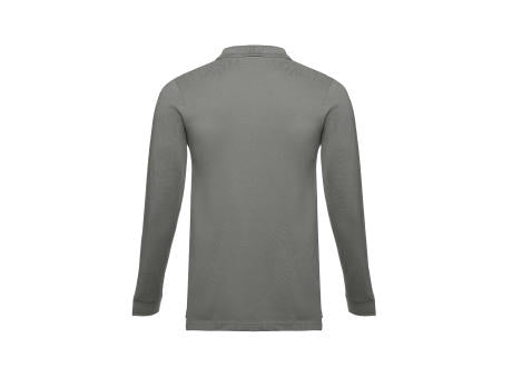 THC BERN II. Langarm-Poloshirt für Herren aus kardierter Baumwolle