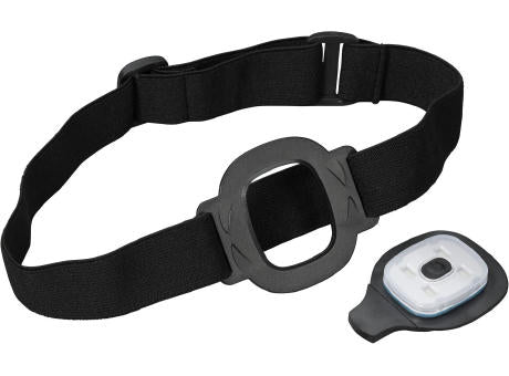 Beanie-Strickmütze mit herausnehmbarem LED-Licht und Stirnband