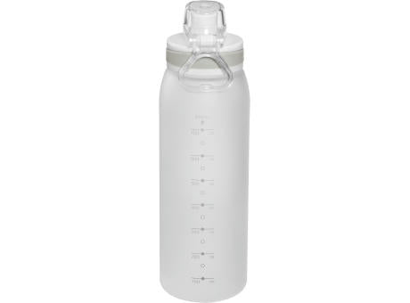 AQUA Stylische Tritantrinkflasche 900ml mit Trinkskala und Siebeinsatz