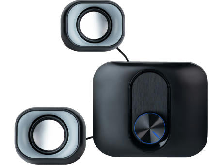LOOK Lautsprecherset mit Subwoofer und zwei Satellitenlautsprechern