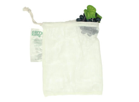 Obst- und Gemüsebeutel Cotton "ECOCARE", groß