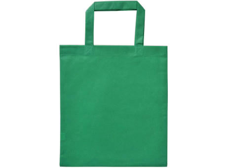Vliestasche "PP Non Woven" grün, 2 kurze Henkel