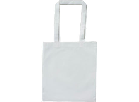 Vliestasche "PP Non Woven" weiß, 2 lange Henkel