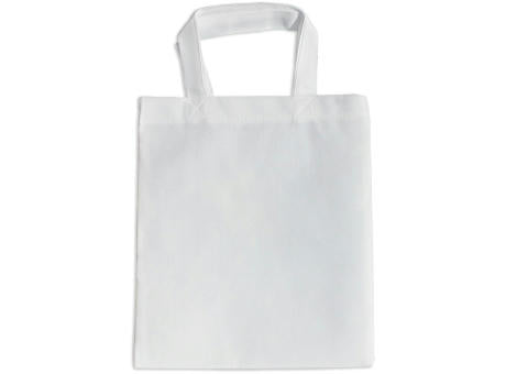 Mini-Vliestasche "PP Non Woven" weiß