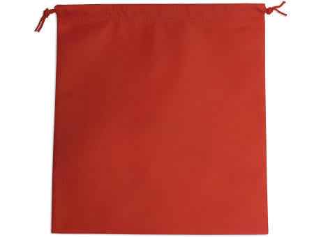 Zuziehbeutel "PP Non Woven" rot mit Polyesterkordel