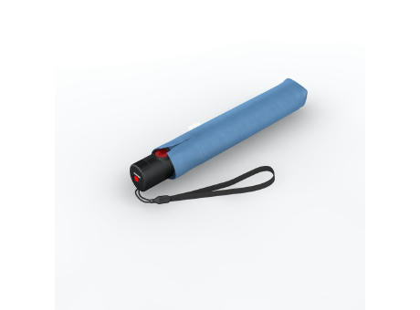Knirps U.200 ultra light duomatic, blue with black UV coating and heat shield