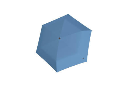 Knirps U.200 ultra light duomatic, blue with black UV coating and heat shield