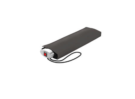 Knirps AS.050 slim small manual silver handle