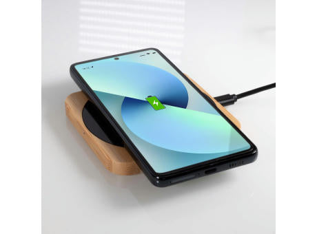 MagWire LED "bamboo square" Wireless Charger