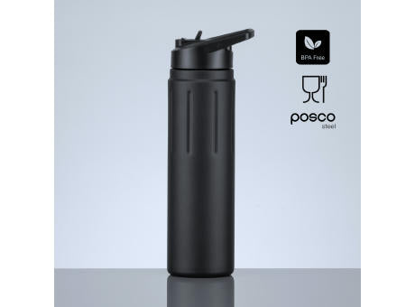 Scandic Edelstahl-Trinkflasche mit Kupferschicht, 750 ml