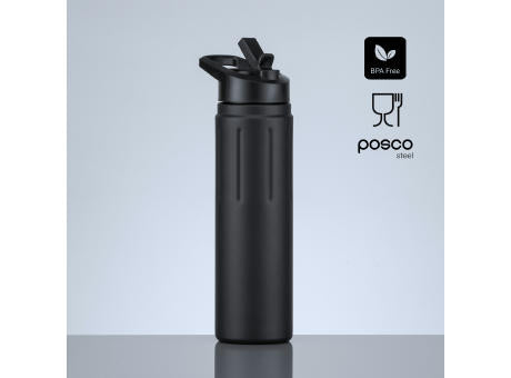 Scandic Edelstahl-Trinkflasche mit Kupferschicht, 750 ml