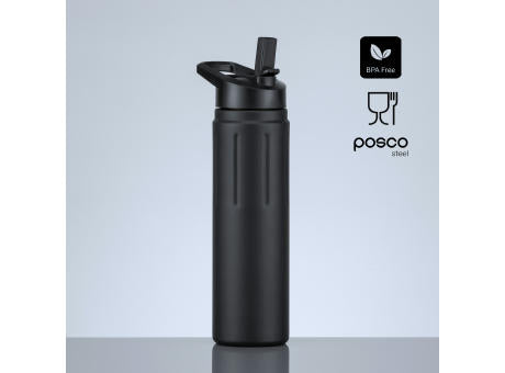 Scandic Edelstahl-Trinkflasche mit Kupferschicht, 750 ml