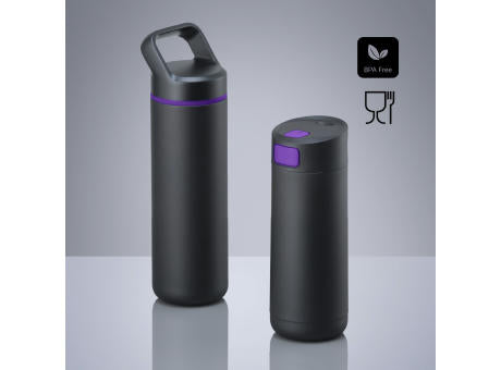 Expedition Set: Kaffeebecher 450 ml & Stahl-Trinkflasche 650 ml