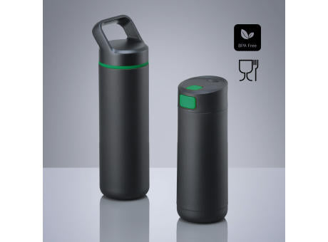 Expedition Set: Kaffeebecher 450 ml & Stahl-Trinkflasche 650 ml