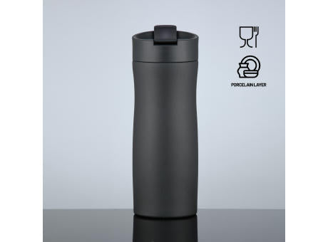 Porcelain Set: Thermobecher 630 ml und Speisebehälter 800 ml mit Porzellanbeschichtung