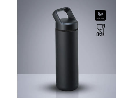 Expedition Edelstahl-Trinkflasche mit Kupferschicht, 650 ml