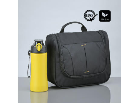 Primo Urban Set: Kosmetiktasche & Wasserflasche 550 ml