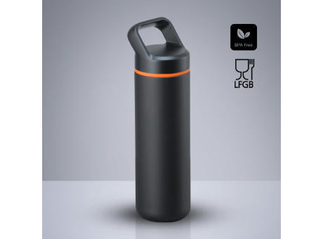 Expedition Edelstahl-Trinkflasche mit Kupferschicht, 650 ml