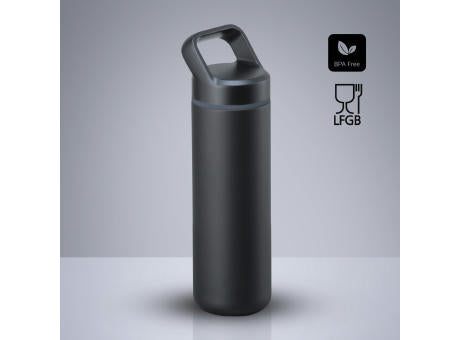 Expedition Edelstahl-Trinkflasche mit Kupferschicht, 650 ml