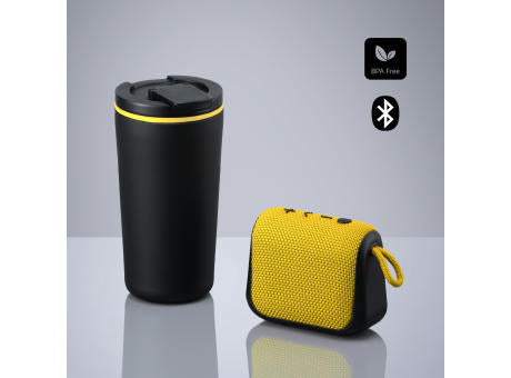 Everyday Set: Kaffeebecher 370 ml und kabelloser Lautsprecher