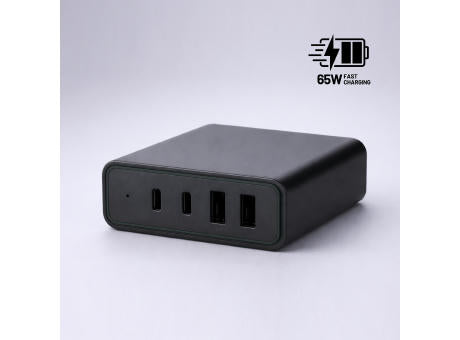 Opti Power GaN 65W Desktop-Ladegerät (4-Port-Ladeturm)