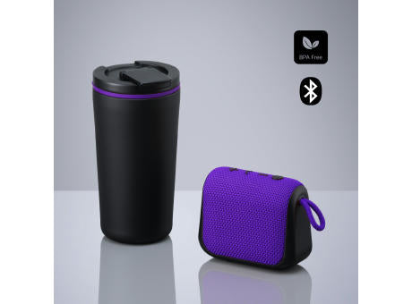 Everyday Set: Kaffeebecher 370 ml und kabelloser Lautsprecher