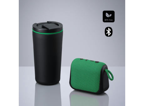 Everyday Set: Kaffeebecher 370 ml und kabelloser Lautsprecher