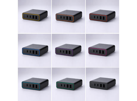 Opti Power GaN 65W Desktop-Ladegerät (4-Port-Ladeturm)