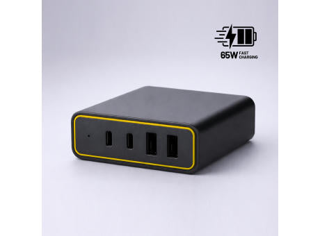 Opti Power GaN 65W Desktop-Ladegerät (4-Port-Ladeturm)