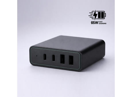 Opti Power GaN 65W Desktop-Ladegerät (4-Port-Ladeturm)