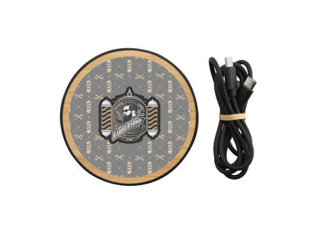 Bamboo 15W Wireless Fast Charger Schnelladegerät