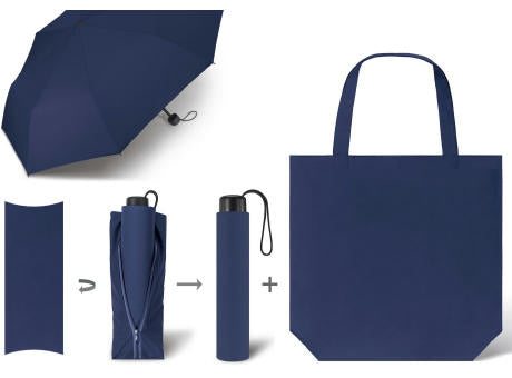 Taschenschirm Schirm & Shopper